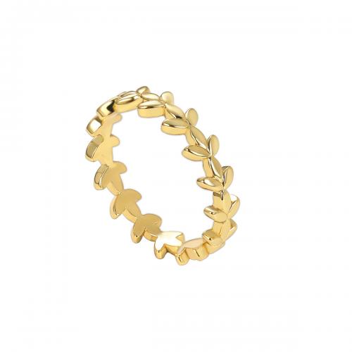 Brass Finger Ring plated & for woman golden Sold By PC