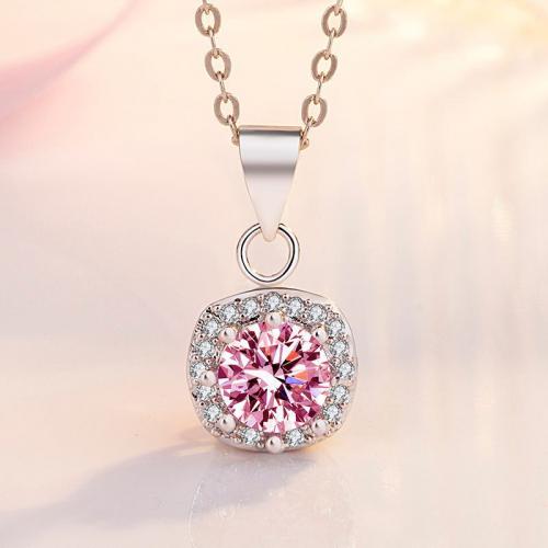 Cubic Zirconia Micro Pave Brass Pendant, DIY & micro pave cubic zirconia, nickel, lead & cadmium free, 9x18mm, Sold By PC