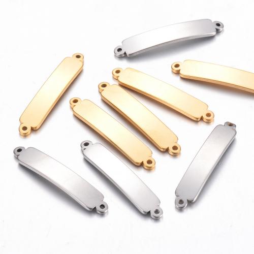 Stainless Steel Connector, 304 Stainless Steel, Square, plated, DIY & 1/1 loop, more colors for choice, 5x30mm, 20PCs/Bag, Sold By Bag