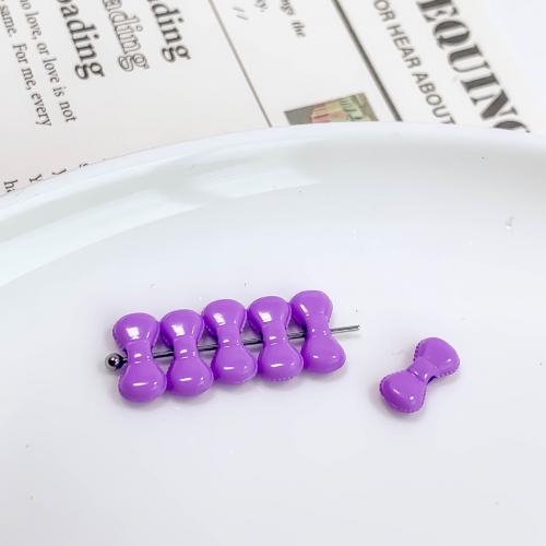 Zinc Alloy Jewelry Beads Bowknot stoving varnish DIY nickel lead & cadmium free Approx 2mm Sold By Bag