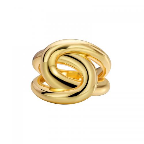 Ring Finger mosiądz, Powlekane, różnej wielkości do wyboru & dla kobiety, złoty, sprzedane przez PC