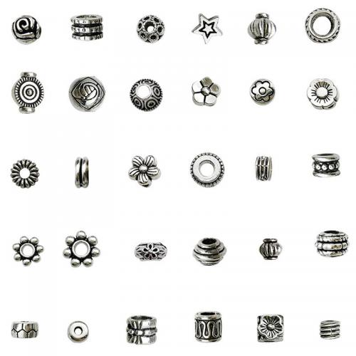 Perles intercalaires en alliage de zinc, Placage, DIY & styles différents pour le choix, couleur originale, Vendu par PC