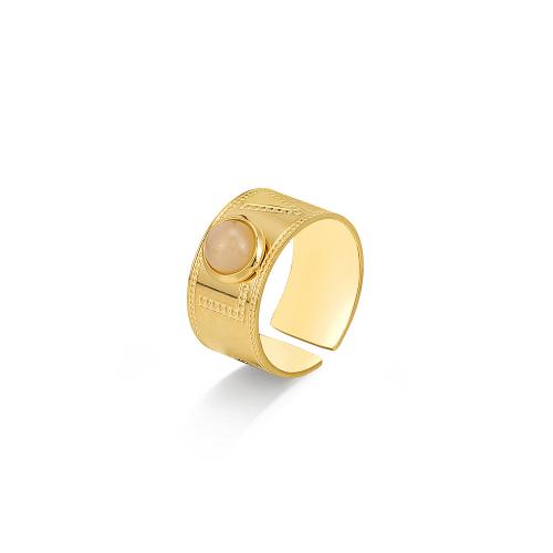 Edelstahl Ringe, 304 Edelstahl, Einstellbar & Modeschmuck & für Frau, keine, frei von Nickel, Blei & Kadmium, 19.30x9.50mm, verkauft von PC