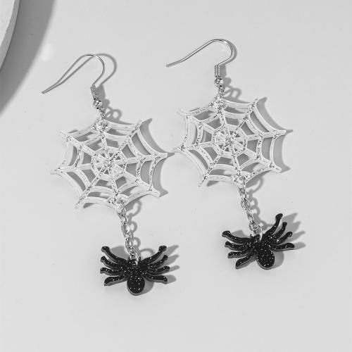 Tibetan Style Drop Earring, with Acrylic, plated, Unisex & Halloween Jewelry Gift & different styles for choice, Sold By Pair