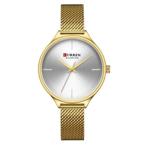 Women Wrist Watch Glass with 201 Stainless Steel Life water resistant & fashion jewelry & japanese movement & for woman Length Approx 22.5 cm Sold By PC