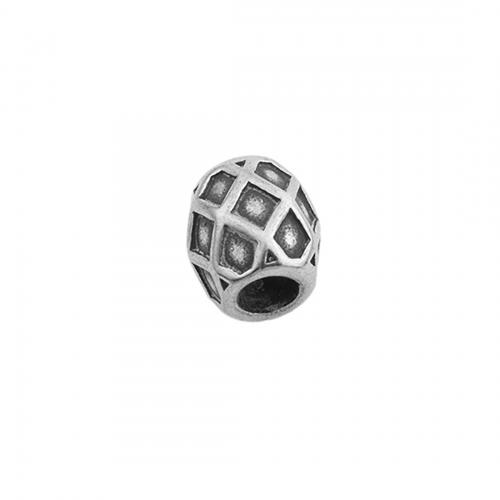 Edelstahl-Perlen mit großem Loch, 304 Edelstahl, Trommel, poliert, DIY, 10.50x15mm, Bohrung:ca. 9.5mm, verkauft von PC