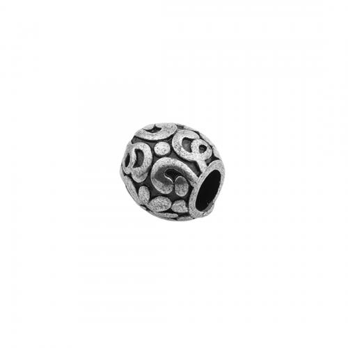 Edelstahl-Perlen mit großem Loch, 304 Edelstahl, poliert, DIY, 10.50x11.50mm, Bohrung:ca. 5mm, verkauft von PC