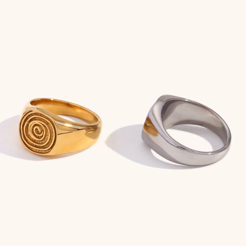 Edelstahl Ringe, 316 L Edelstahl, Modeschmuck & verschiedene Größen vorhanden & für Frau, keine, frei von Nickel, Blei & Kadmium, wide:11.7mm, verkauft von PC