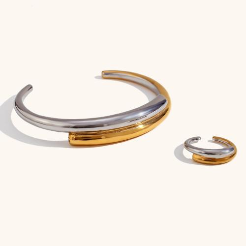 Stainless Steel smycken Ställer, 316L rostfritt stål, mode smycken & olika stilar för val & för kvinna, nickel, bly och kadmium gratis, Säljs av PC