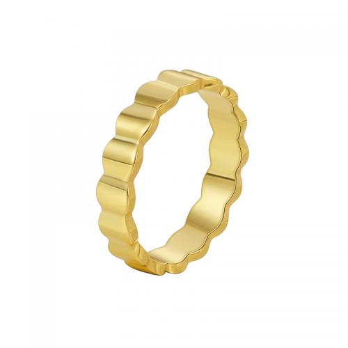 Brass Finger Ring, plated, different size for choice & for woman, golden, Sold By PC