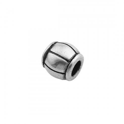 Stainless Steel Large Hole Beads, 304 Stainless Steel, polished, DIY, 9x10mm, Hole:Approx 4.5mm, Sold By PC