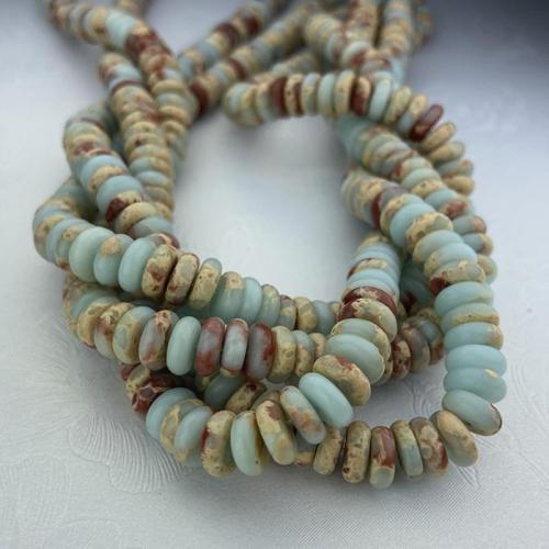 Gemstone Jewelry Beads Koreite Flat Round DIY Sold By Strand
