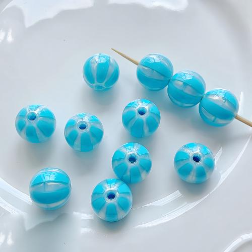 Resin Jewelry Beads, DIY, more colors for choice, 16mm, Hole:Approx 2.7mm, 50PCs/Lot, Sold By Lot