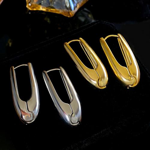 Boucles d'oreilles en alliage de zinc, Placage, bijoux de mode & pour femme, plus de couleurs à choisir, 20x38mm, Vendu par paire