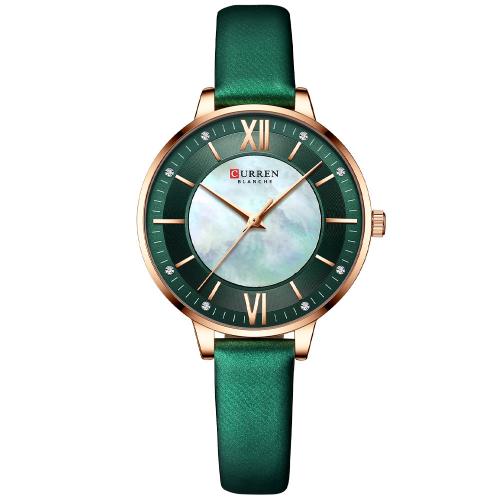 Damen Armbanduhr, Glas, mit Leder, Lebenswasserbeständig & Modeschmuck & chinesische Bewegung & für Frau, keine, Länge:ca. 23 cm, verkauft von PC