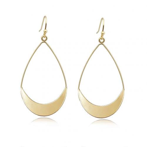 Brass Drop Earring, plated, fashion jewelry & for woman, more colors for choice, nickel, lead & cadmium free, 63x30mm, Sold By Pair