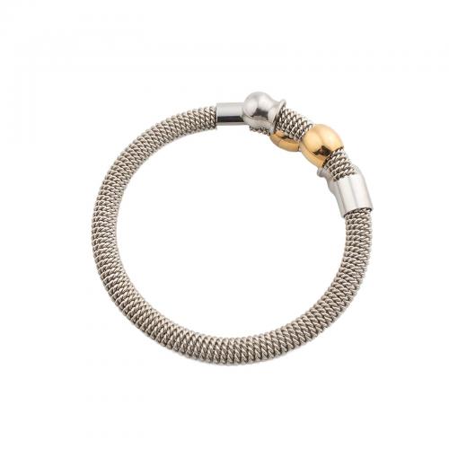 Bracelet en acier inoxydable, Acier inoxydable 304, bijoux de mode & unisexe, Diamètre intérieur:Environ 55.5mm, Vendu par PC