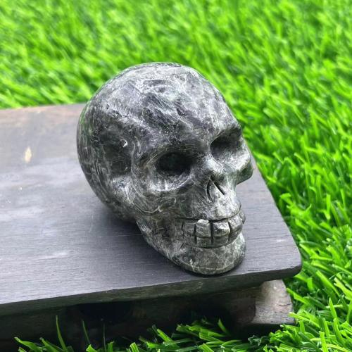 Fashion Decoration Natural Stone Skull Carved for home and office 50mm Sold By PC