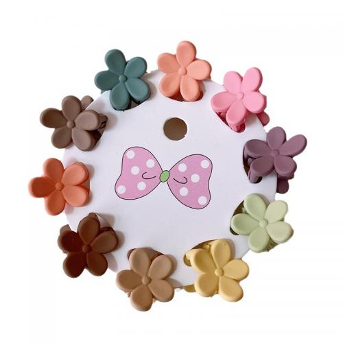 Hair Claw Clips, Plastic, handmade, Mini & Girl & different styles for choice, Approx 10PCs/Lot, Sold By Lot