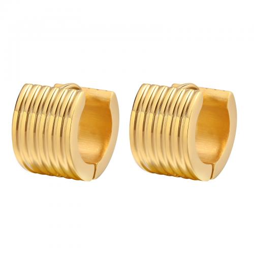 Stainless Steel Lever Back Earring 304 Stainless Steel gold color plated fashion jewelry & for woman nickel lead & cadmium free Sold By PC