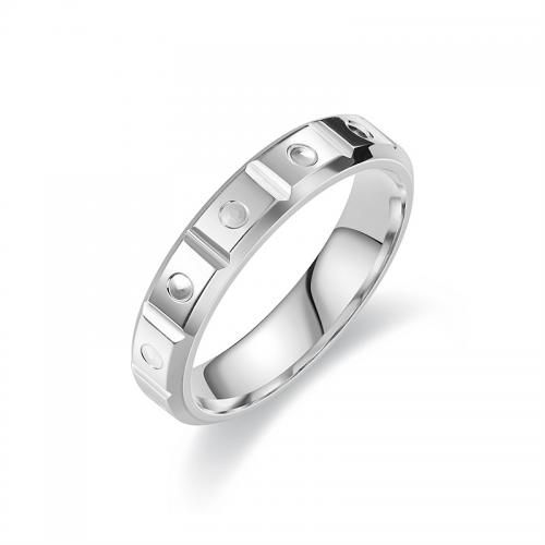 Палец кольцо из нержавеющей стали, Нержавеющая сталь 304, полированный, ювелирные изделия моды & Мужская & разный размер для выбора, Много цветов для выбора, не содержит никель, свинец, Width 4mm wall thickness 2mm, продается PC