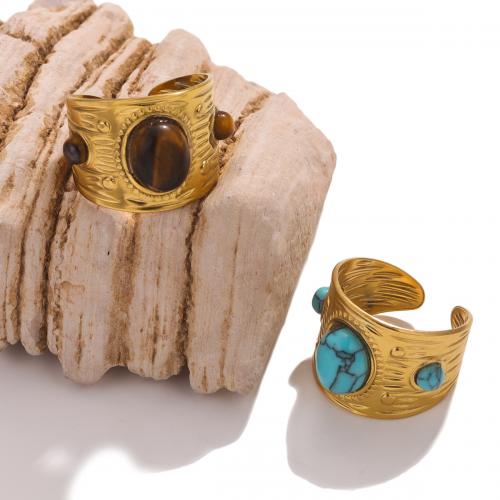 Rozsdamentes acél Finger Ring, 304 rozsdamentes acél, divat ékszerek & a nő, több színt a választás, nikkel, ólom és kadmium mentes, Által értékesített PC