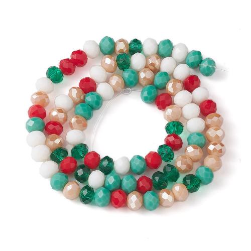 Perles en verre de mode, DIY, couleurs mélangées, Environ 90PC/brin, Vendu par Environ 43.2-44.5 cm brin