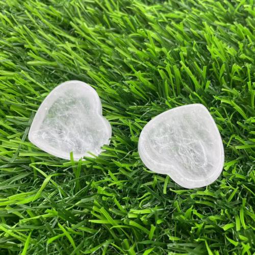 Fashion Decoration Natural Stone Heart Carved for home and office 30mm Sold By PC
