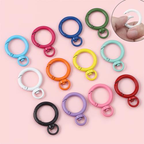 Iron Jewelry Findings, Round, stoving varnish, DIY, more colors for choice, 27x39mm, Sold By Bag