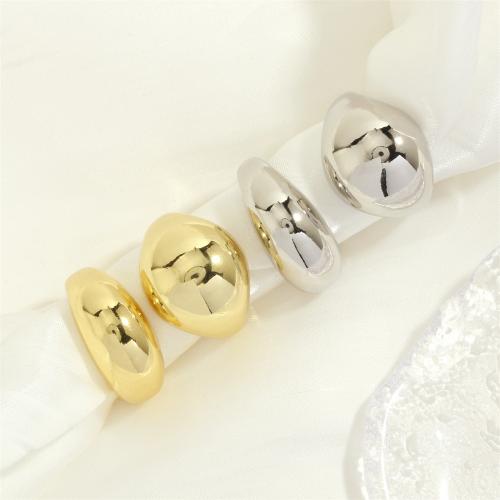 Messing Cuff fingerring, forgyldt, mode smykker & forskellige stilarter for valg & for kvinde, flere farver til valg, nikkel, bly & cadmium fri, Indvendig diameter:Ca. 18mm, Solgt af PC