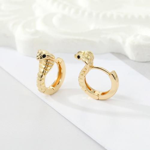 Zinc Alloy Drop Earrings Snake plated fashion jewelry & for woman nickel lead & cadmium free Sold By Pair