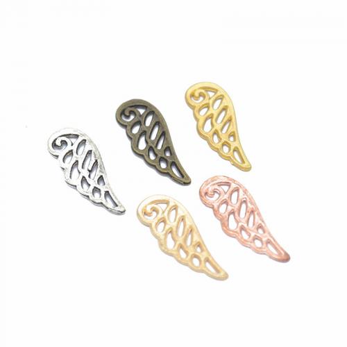 Wing Shaped Tibetan Style Pendants, plated, DIY, more colors for choice, nickel, lead & cadmium free, 23x9mm, Sold By PC