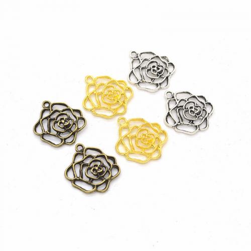 Tibetan Style Hollow Pendants, plated, DIY, more colors for choice, nickel, lead & cadmium free, 28x25mm, Sold By PC