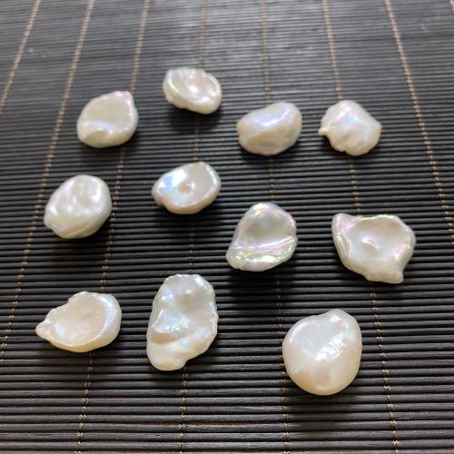 Naturales agua dulce perlas sueltas, Perlas cultivadas de agua dulce, Bricolaje, Blanco, aboutuff1a15-20mm, Vendido por UD
