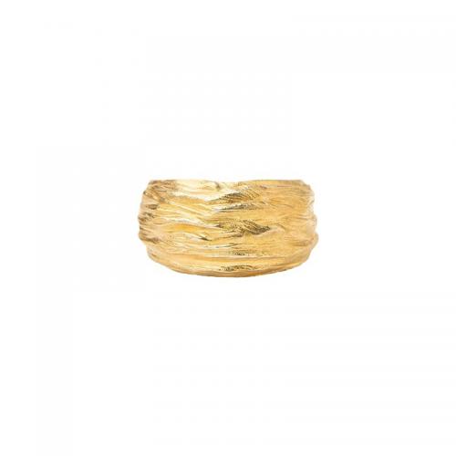 Brass δάχτυλο του δακτυλίου, Ορείχαλκος, επιχρυσωμένο, για τη γυναίκα, περισσότερα χρώματα για την επιλογή, Μέγεθος:7, Sold Με PC