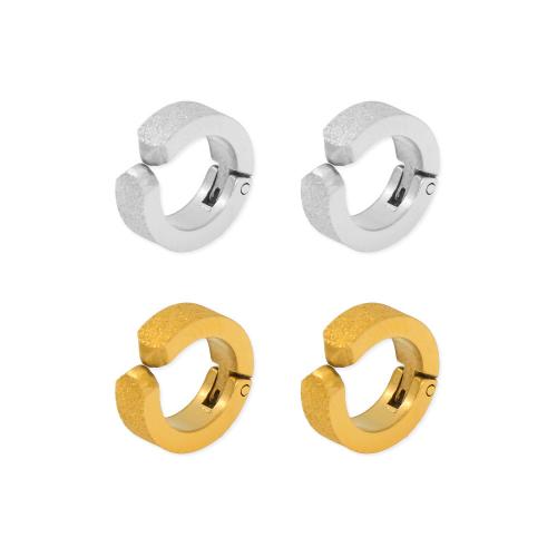 304 Stainless Steel Earring Clip plated for woman Sold By Pair