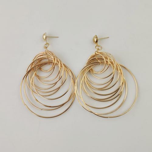Zinc Alloy Drop Earrings fashion jewelry & for woman nickel lead & cadmium free 80mm Sold By Pair