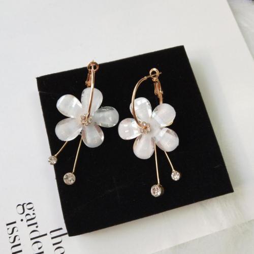Zinc Alloy Drop Earrings with Rhinestone fashion jewelry & for woman & with rhinestone nickel lead & cadmium free Sold By Pair