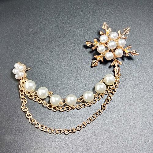 Tibetan Style Brooches, with Plastic Pearl, fashion jewelry & for woman, nickel, lead & cadmium free, 90x45mm, Sold By PC