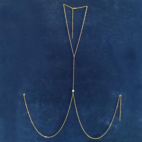 Body Chain Smycken, 304 rostfritt stål, mode smycken & olika stilar för val & för kvinna, fler färger för val, Säljs av PC