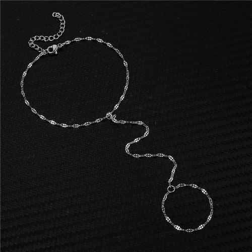 Stainless Steel Anklet 304 Stainless Steel  & for woman Sold By Strand