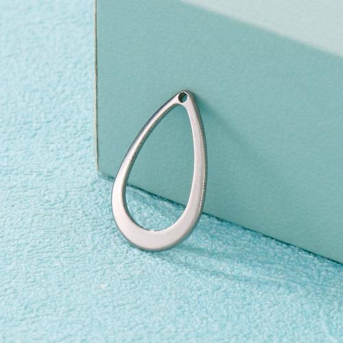 Stainless Steel Pendants 304 Stainless Steel Teardrop plated DIY Sold By PC