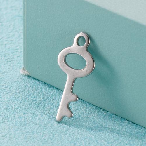 Stainless Steel Pendants 304 Stainless Steel Key plated DIY Sold By PC