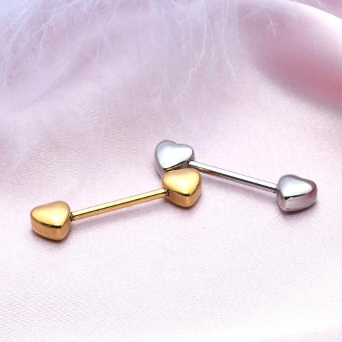 Stainless Steel Nipple Ring, 304 Stainless Steel, fashion jewelry & for woman, more colors for choice, nickel, lead & cadmium free, Sold By PC