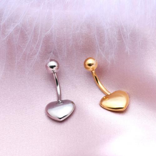 Stainless Steel Belly Ring, 304 Stainless Steel, fashion jewelry & for woman, more colors for choice, nickel, lead & cadmium free, Sold By PC
