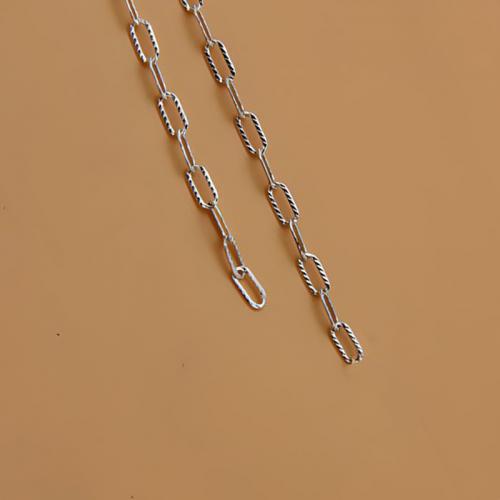 925 Sterling Silver Chains polished cross chain & DIY Sold By G