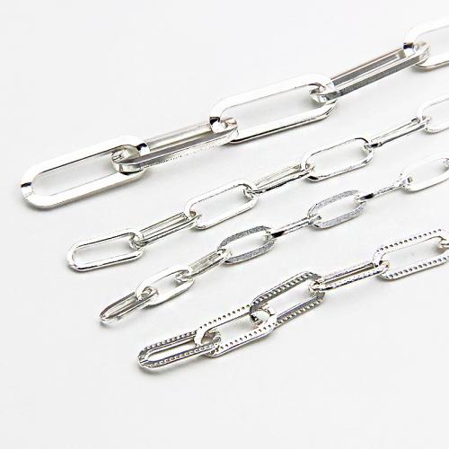 Серебрянные цепочки, 925 пробы, DIY & разные стили для выбора, продается G