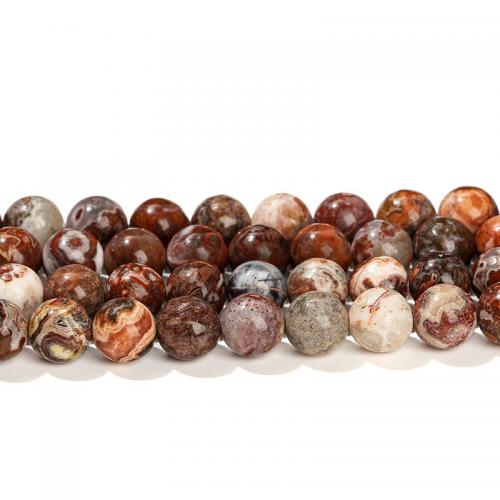 Achat Perlen, rund, poliert, DIY & verschiedene Größen vorhanden, verkauft von Strang