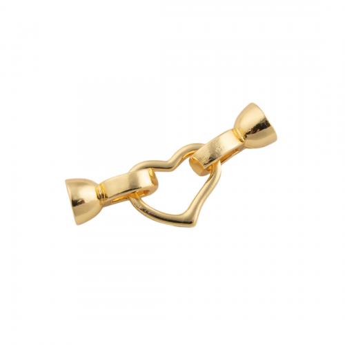 Brass Bracelet Findings Heart 14K gold plated DIY nickel lead & cadmium free Sold By PC