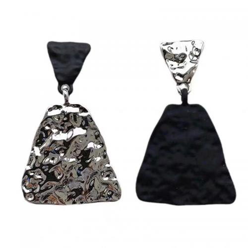 Brincos de gota de liga de zinco, banhado, joias de moda & para mulher, níquel, chumbo e cádmio livre, 44x27mm, vendido por par